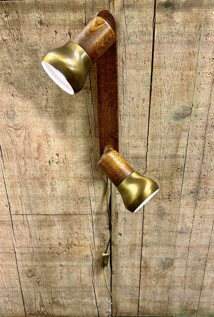 Stijlvolle vintage jaren ‘70 spotjesbalk, Huis en Inrichting, Lampen | Spots, Ophalen of Verzenden, Zo goed als nieuw, Metaal of Aluminium