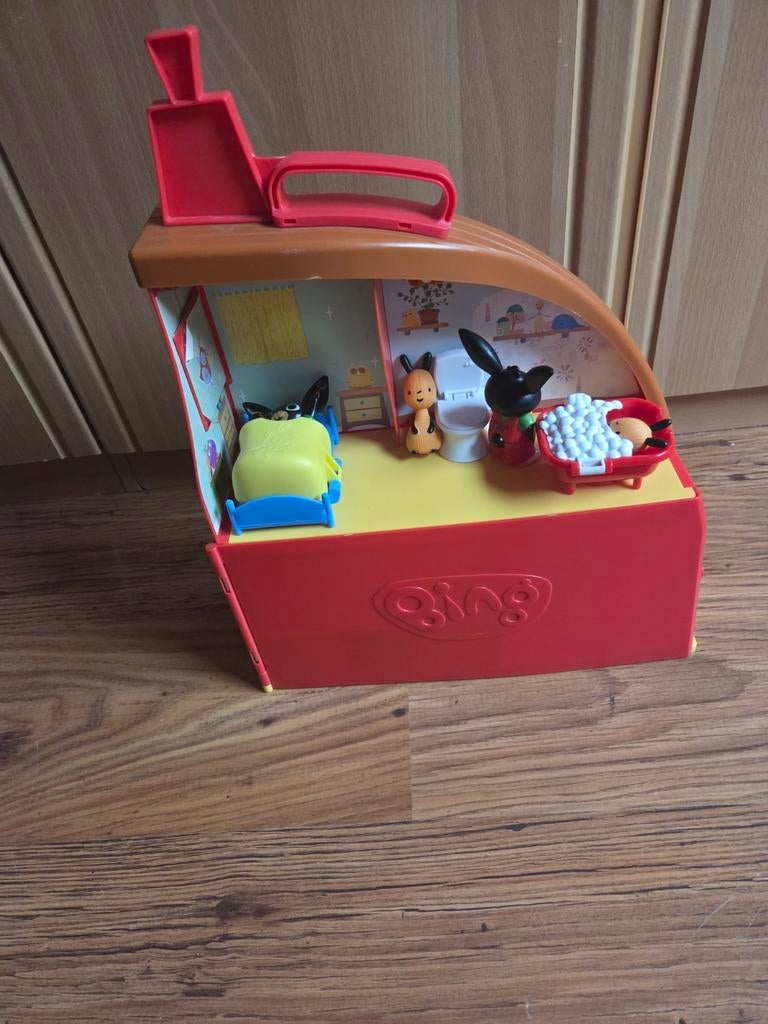 Bing Konijn Speelhuis met Figuren en Meubels, Ophalen, Gebruikt, Jongen of Meisje