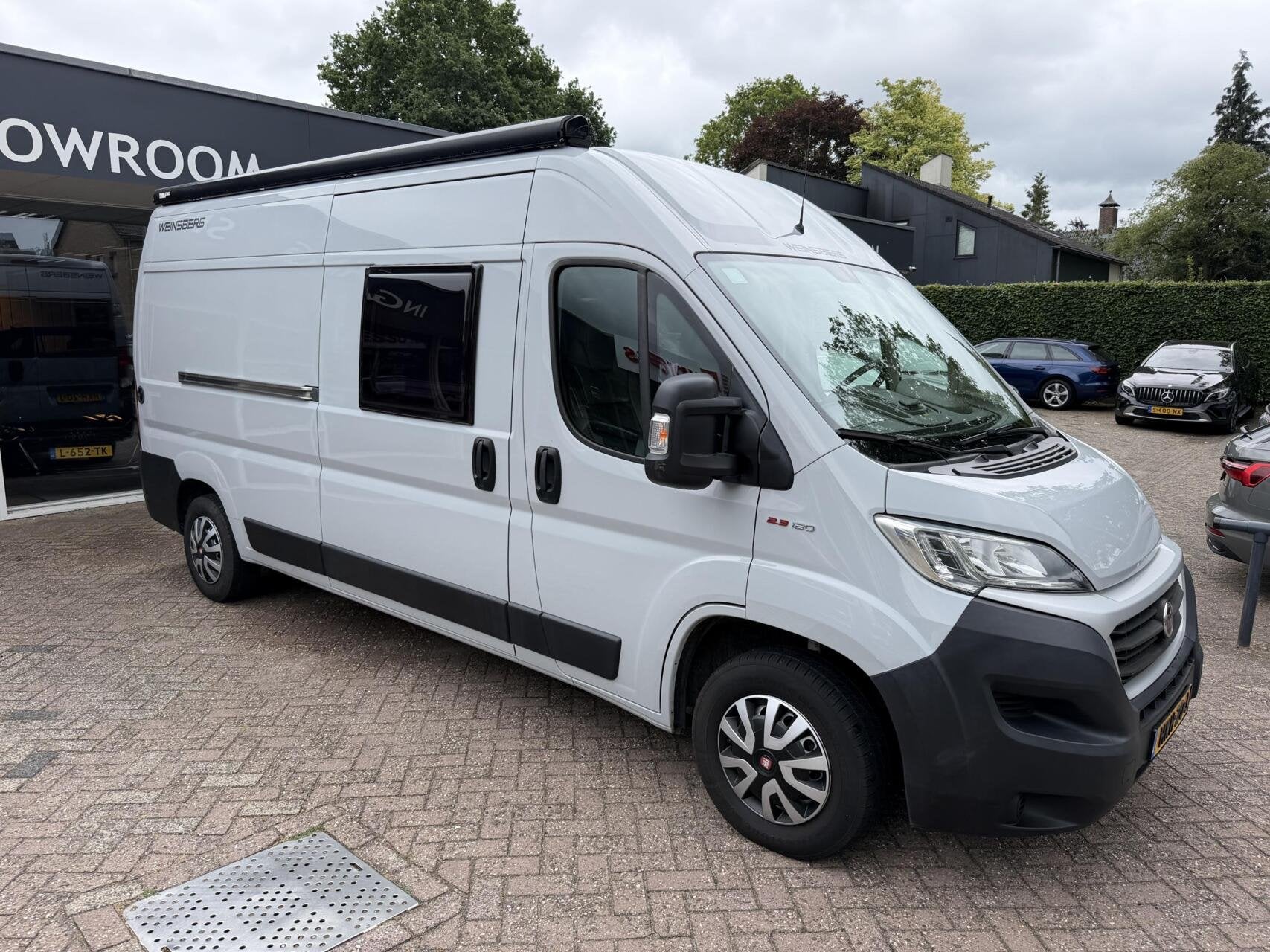Fiat Weinsberg buscamper 4 pers. Keuken, Wc, Parkeersensoren, Caravans en Kamperen, 6 tot 7 meter, Bedrijf, Elektrische ramen