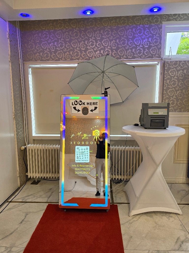 Complete Mirror Photo Booth | Professionele Set, Audio, Tv en Foto, Overige merken, Photobooth, Ophalen, Zo goed als nieuw