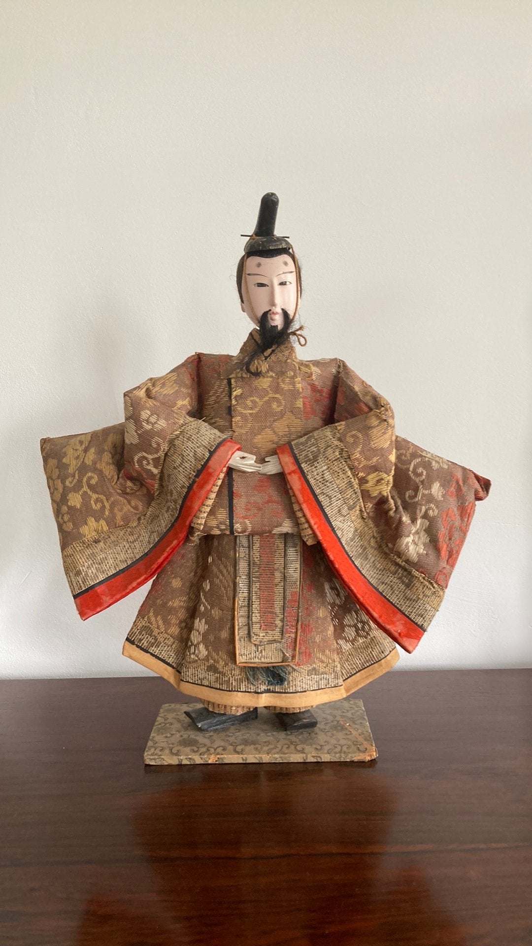 Antieke Japanse Samurai pop, Ophalen of Verzenden, Gebruikt, Pop
