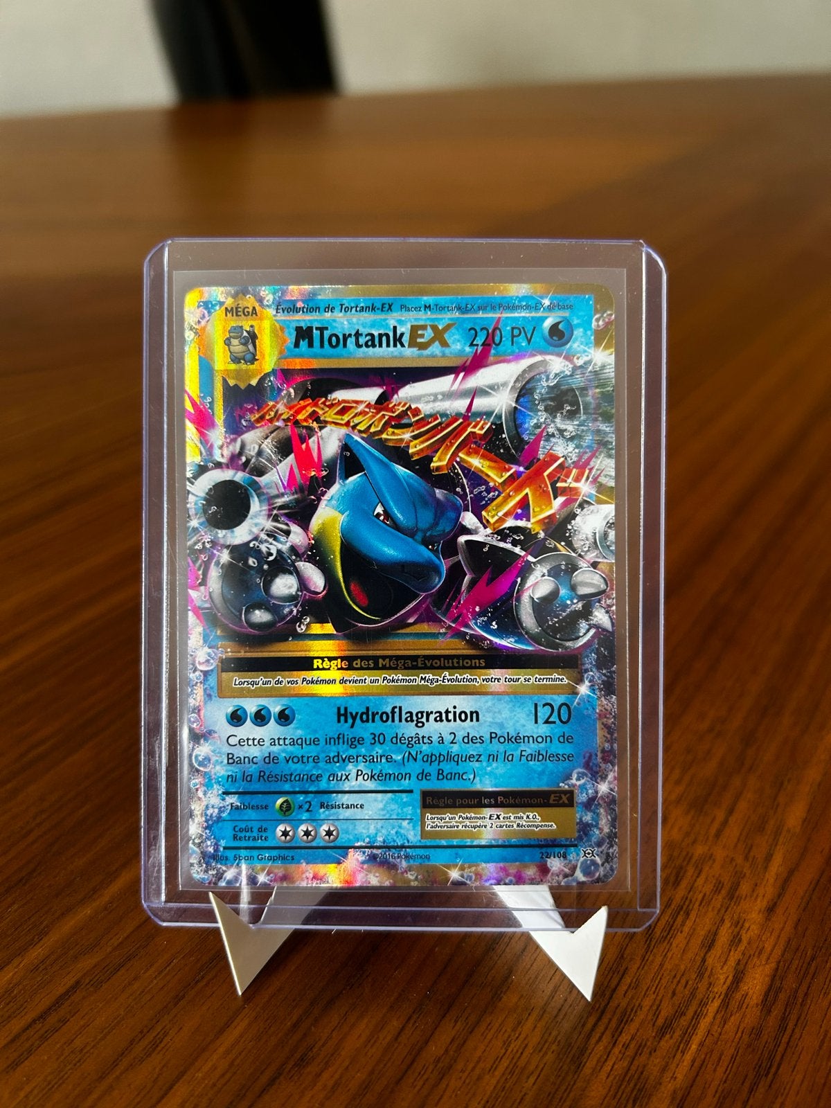 M-mortankEX Pokémon kaart - XY Evolutions, Ophalen of Verzenden, Zo goed als nieuw, Losse kaart