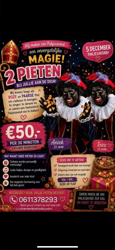 Zwarte Piet, Diversen, Ophalen of Verzenden