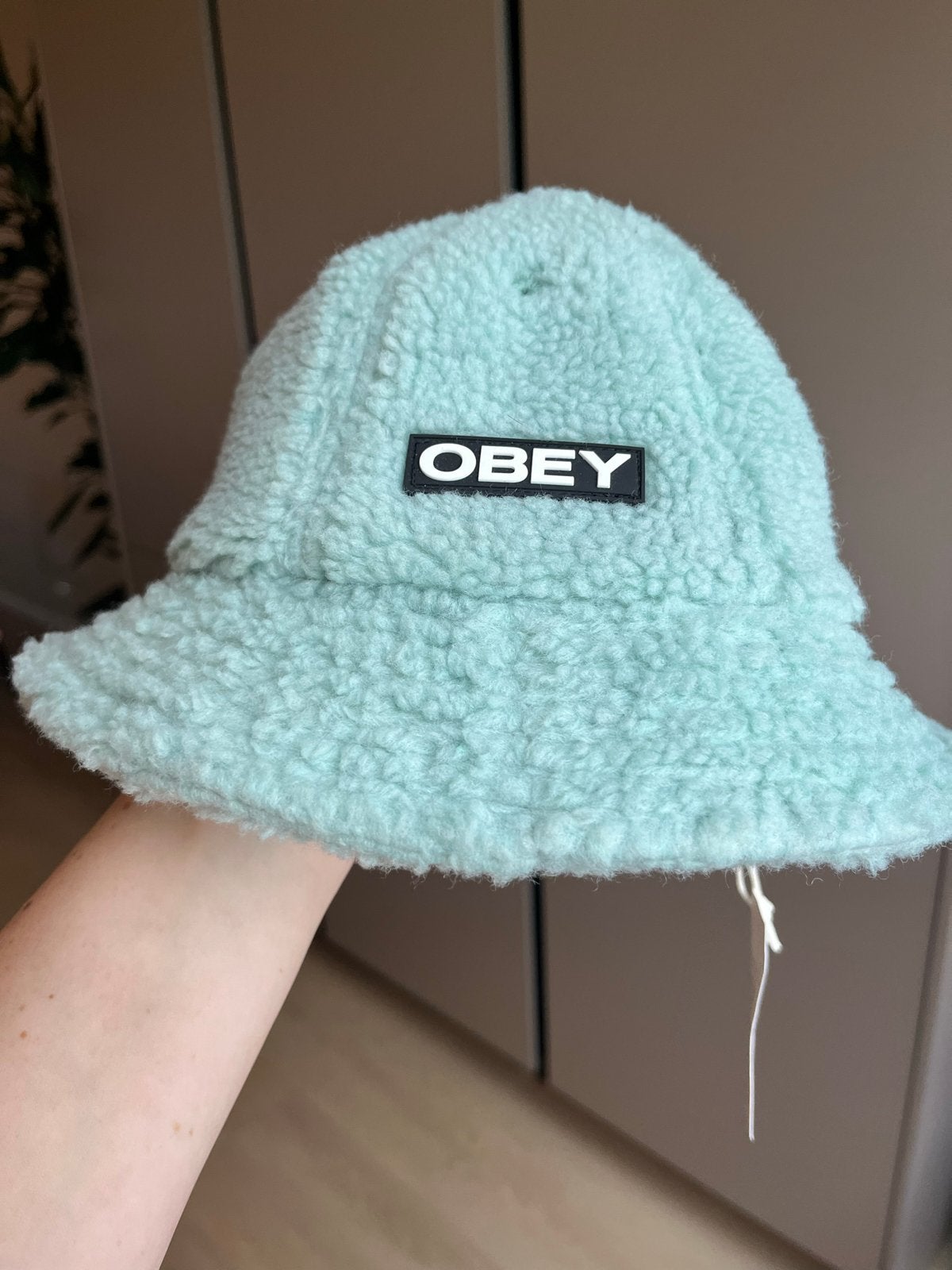 Nieuwe Obey Quinn Bucket Hat - Aqua (One Size), Ophalen of Verzenden, Nieuw, One size fits all, Hoed