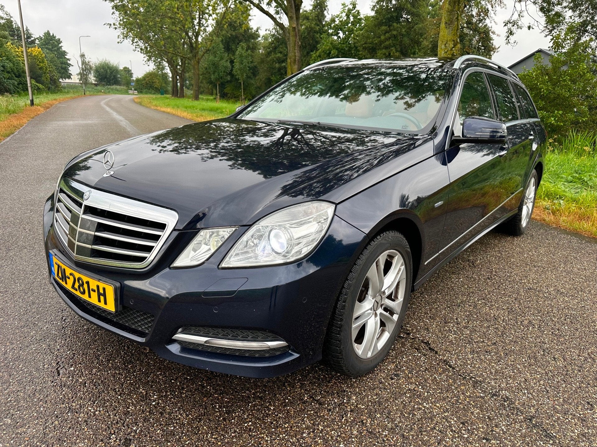 Mercedes-Benz E-klasse Estate 350 V6 Avantgarde 4-Matic|pano, Euro 5, Gebruikt, Blauw, Leder