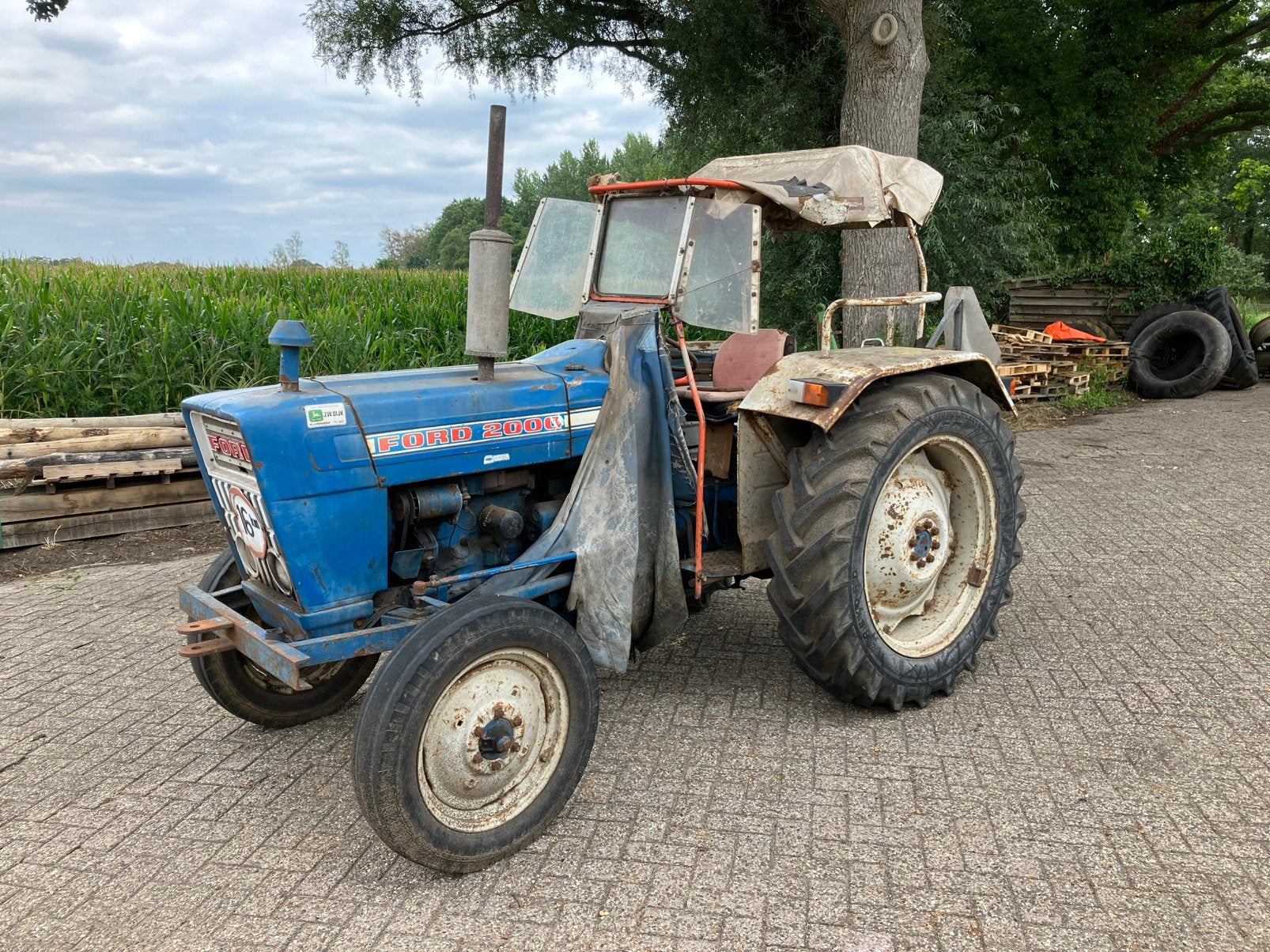 Ford 2000 Opknapper, Ophalen, Gebruikt