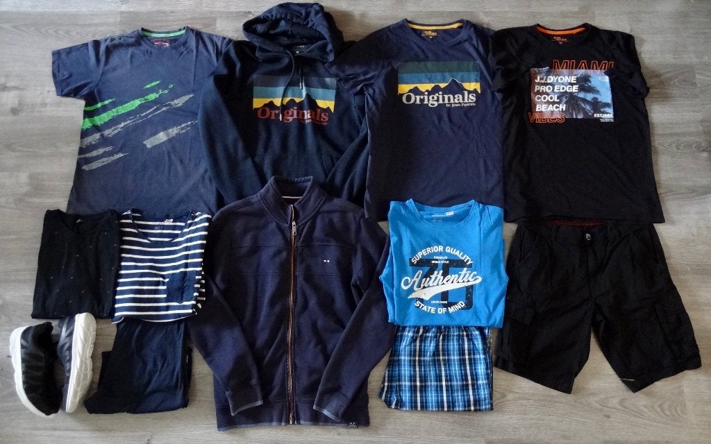 Pakket heren kleding maat M, Ophalen of Verzenden, Gedragen, Maat 48/50 (M)