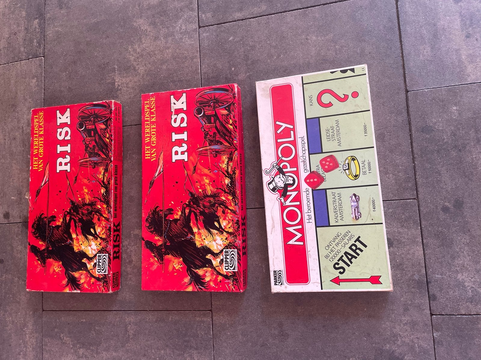 Monopoly en Risk bordspellen, Vijf spelers of meer, Ophalen of Verzenden, Gebruikt