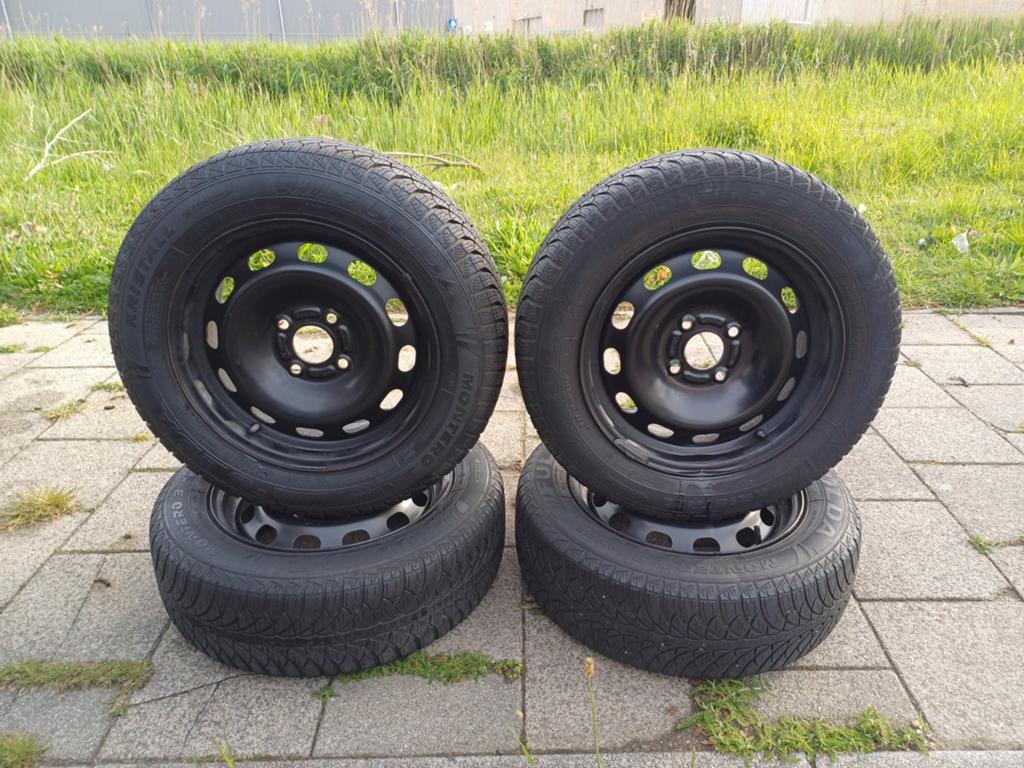 Velgen r15 met banden 195/60/15 4x108 Ford, Mazda, Volvo, Auto-onderdelen, Banden en Velgen, Ophalen, 15 inch, 195 mm, Zomerbanden