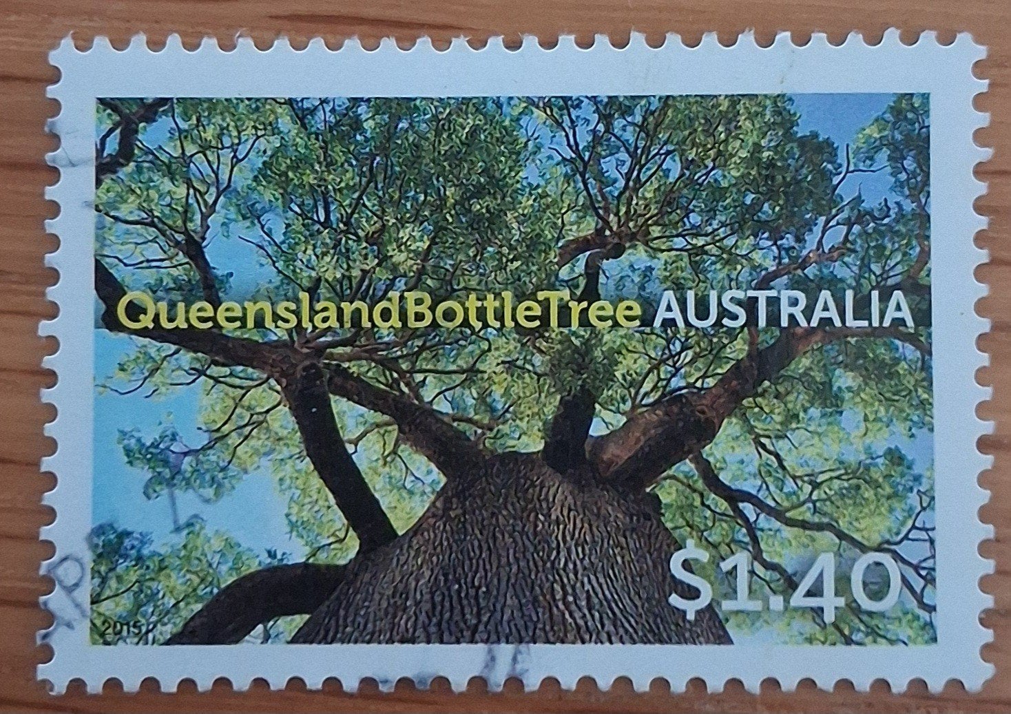 AUSTRALIË 2015:  TREES SHEET
1.40, Postzegels en Munten, Postzegels | Oceanië, Ophalen of Verzenden