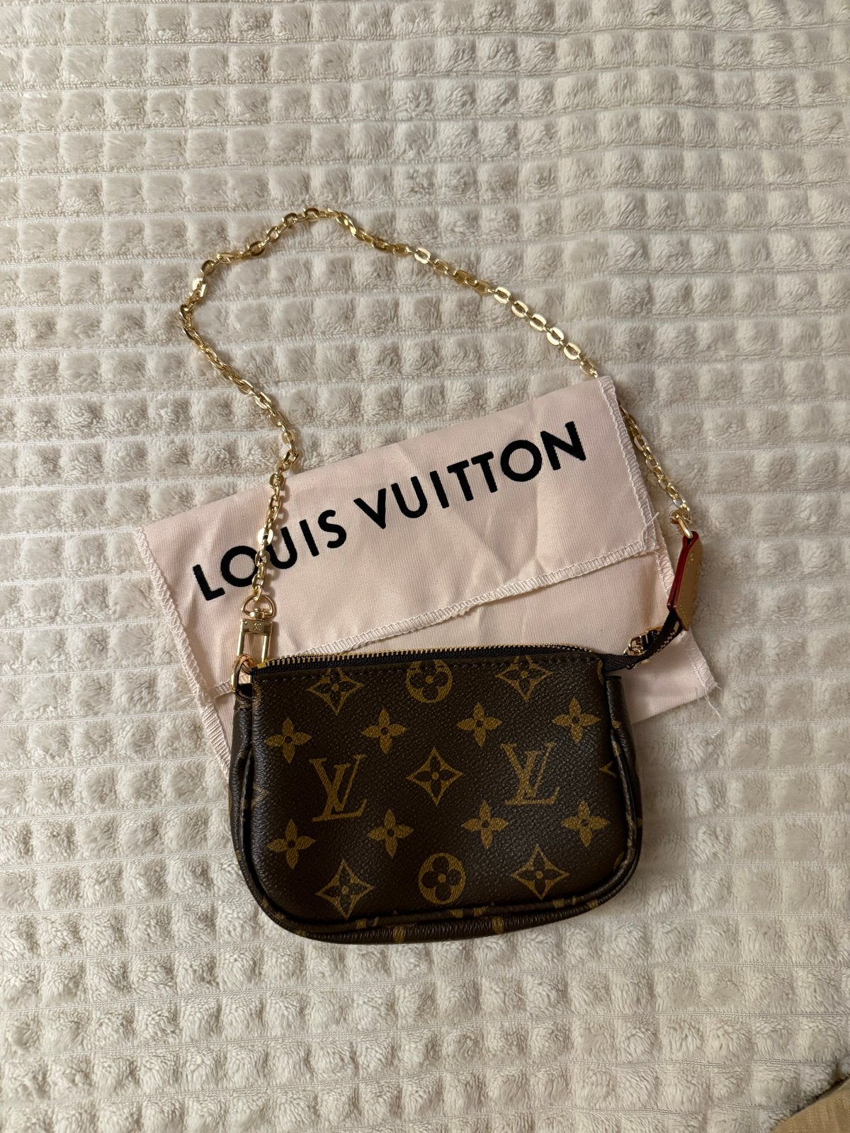 Louis Vuitton Pochette Accessoires Monogram, Ophalen of Verzenden, Nieuw, Bruin, Schoudertasje