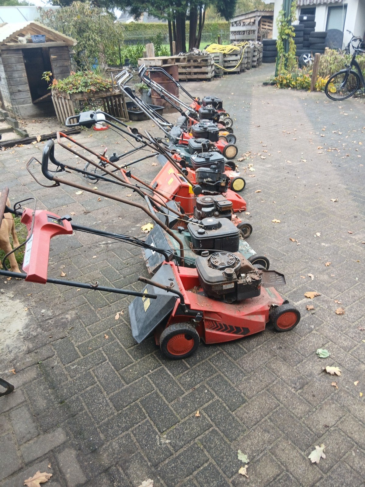 11 opkanap of onderdelen grasmaaiers, Cirkelmaaier, Ophalen, 30 t/m 39 cm, Overige merken