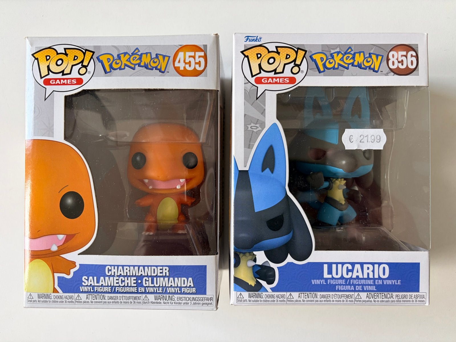 Funko Pop! Pokémon Charmander & Lucario, Ophalen of Verzenden, Nieuw