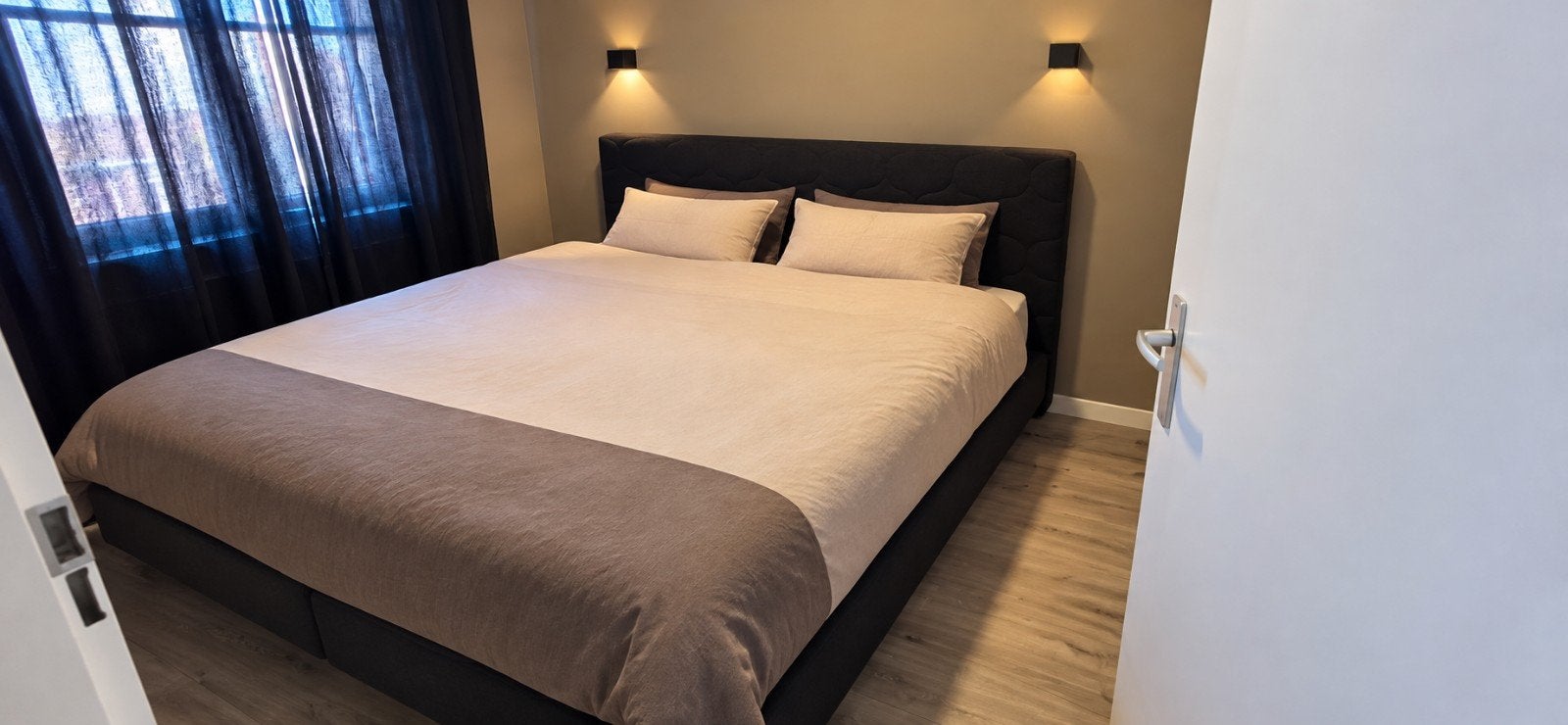 GRATIS AF TE HALEN Grote Auping Bed., Huis en Inrichting, Ophalen, Gebruikt, Tweepersoons, Overige maten