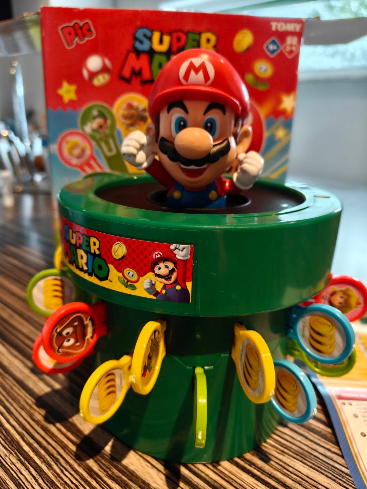 Super Mario pop up spel, Ophalen of Verzenden, Zo goed als nieuw, Jongen of Meisje