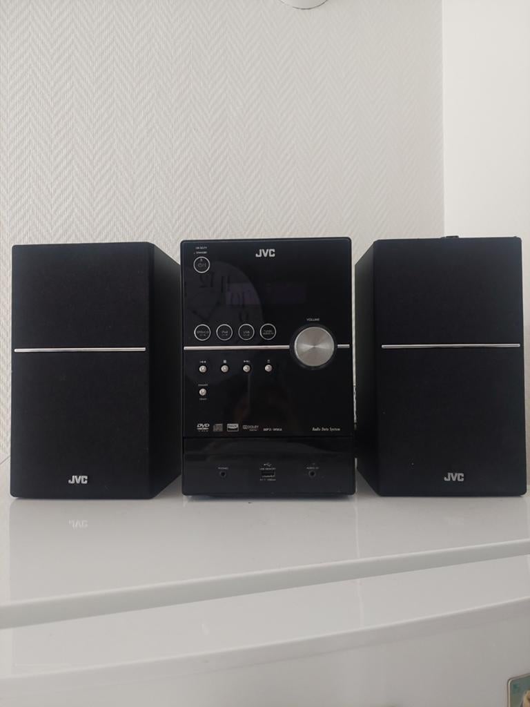 JVC Microset met cd-speler en speakers, Audio, Tv en Foto, Stereo-sets, Gebruikt, Cd-speler, Speakers, JVC, Microset, Ophalen