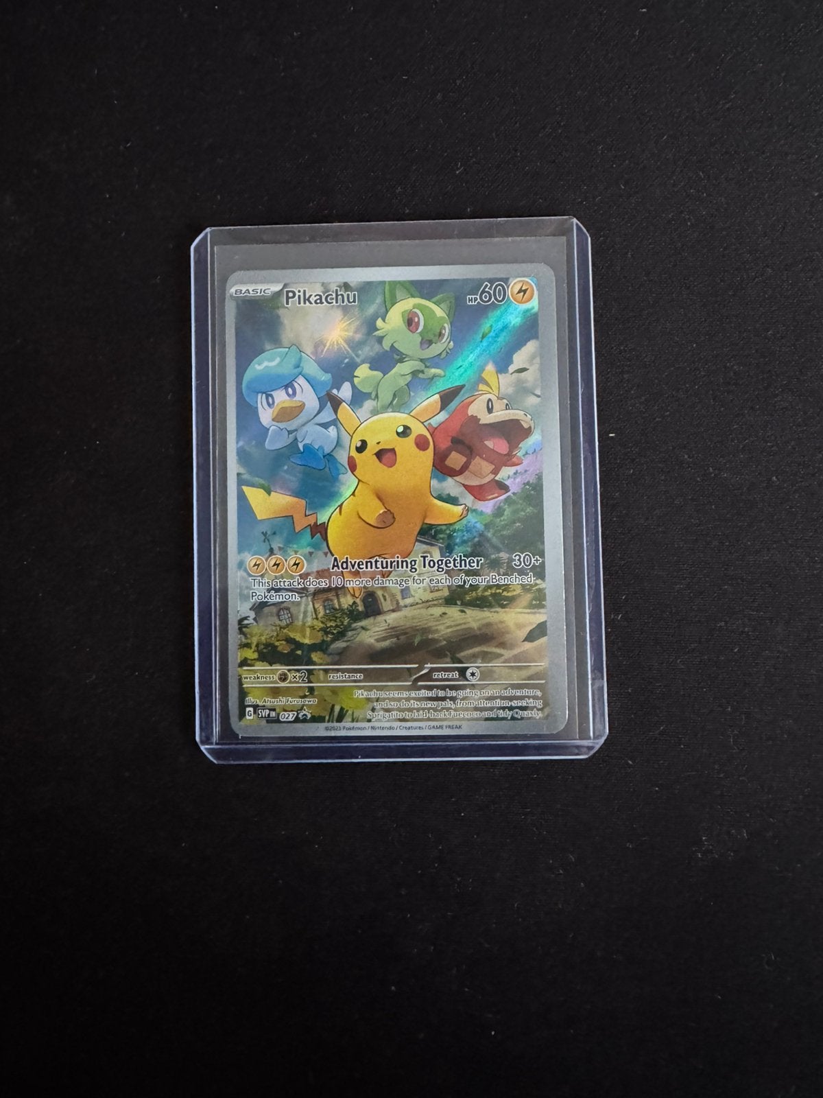 Pikachu 027 Promo - 30€, Ophalen, Zo goed als nieuw