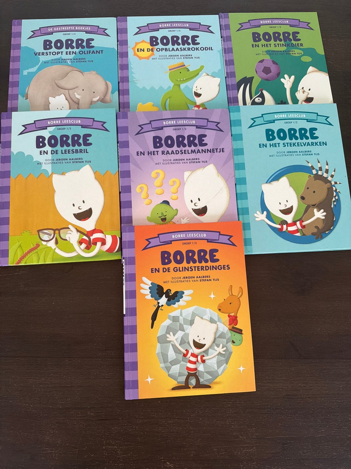 Borre Leesclub Boeken - Complete Set (7 boeken), Boeken, Ophalen of Verzenden, Zo goed als nieuw, Fictie algemeen