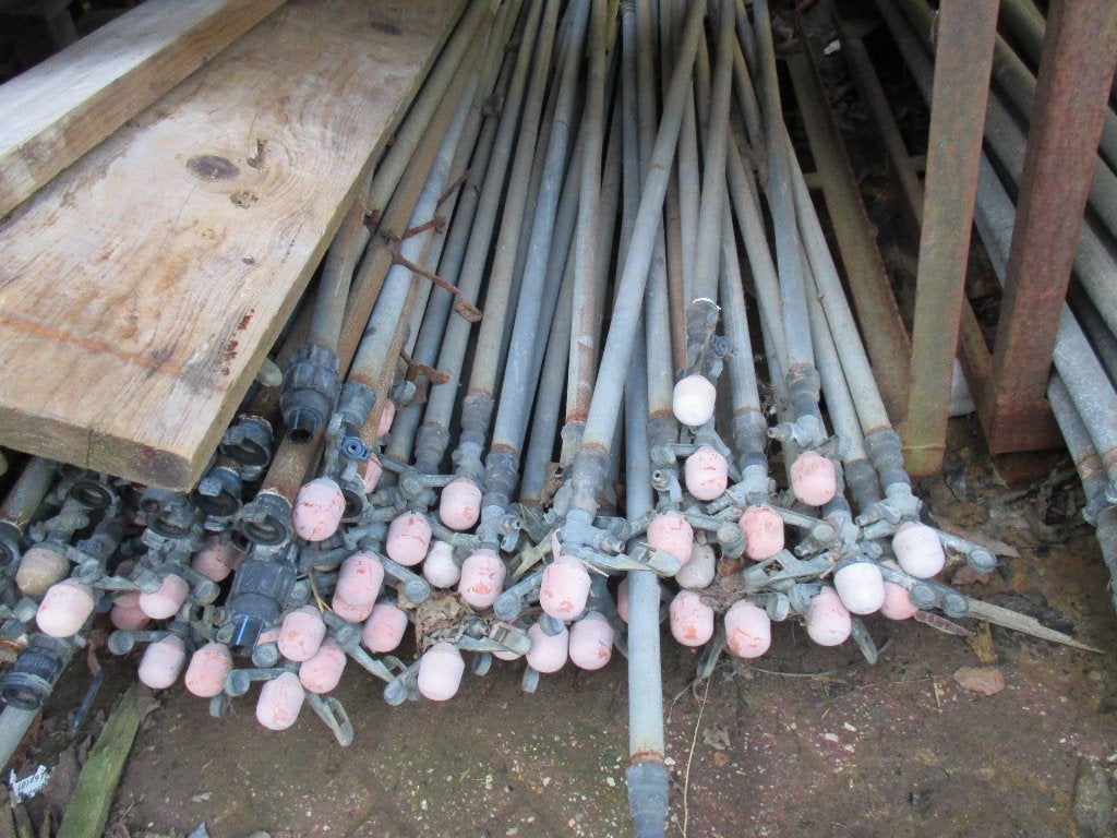naansproeier opstandpijp  100  cm en 150 cm, Ophalen, Gebruikt, Cirkelsproeier