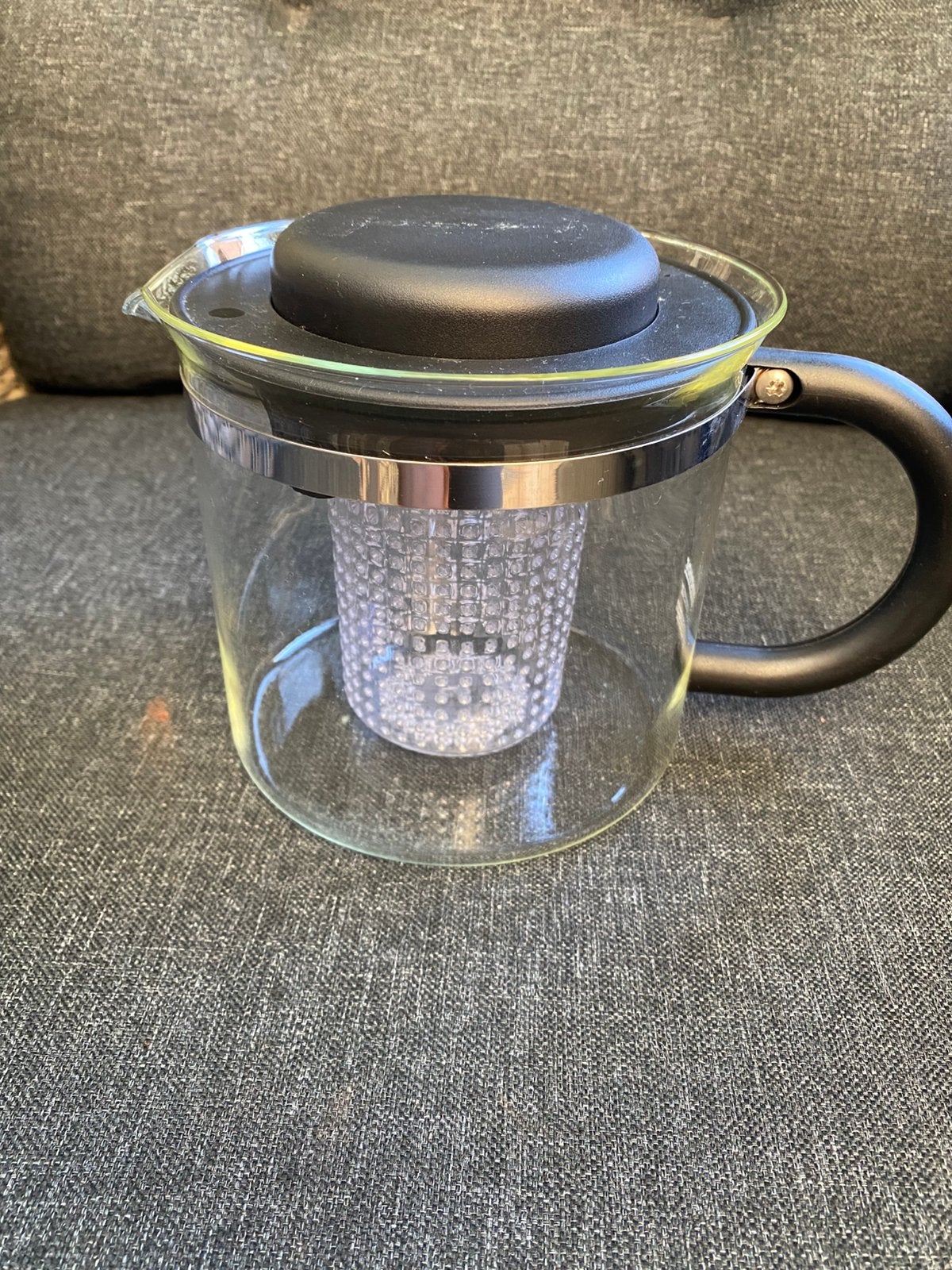 Grote theepot, Ophalen, Zo goed als nieuw, Pot, Bus of Blik