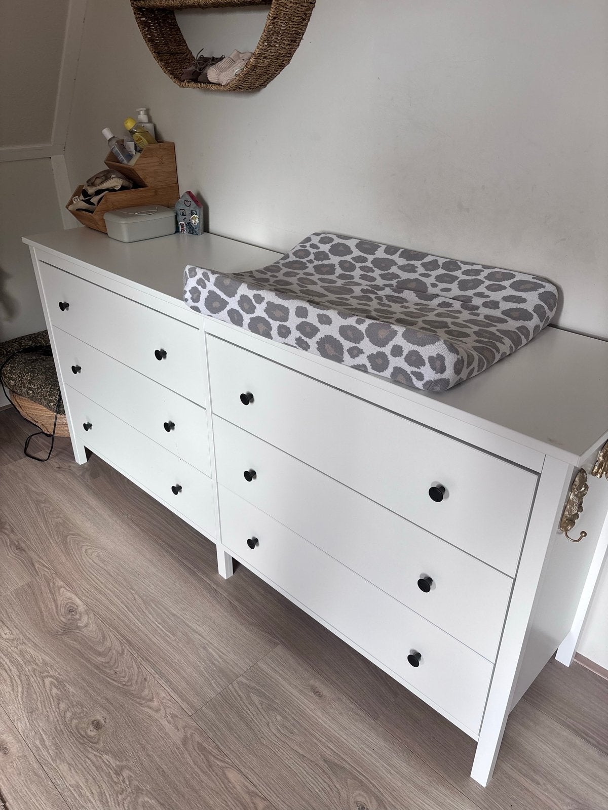 Witte IKEA lade kast HEMNES met 6 lades, Ophalen, Gebruikt, 50 tot 70 cm, 100 cm of meer