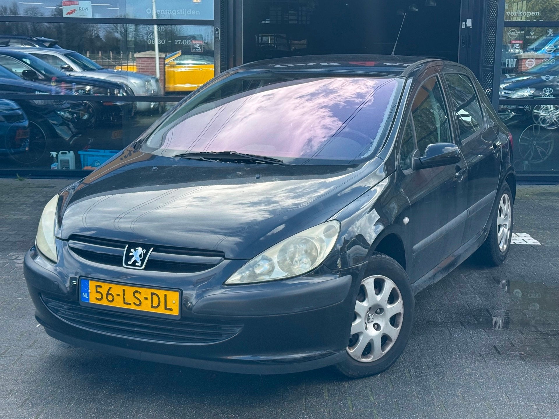 Peugeot 307 1.6-16V XS CRUISE/CLIMA/TREKHAAK/RIJDT PERFECT/N, Voorwielaandrijving, Stof, Gebruikt, Zwart
