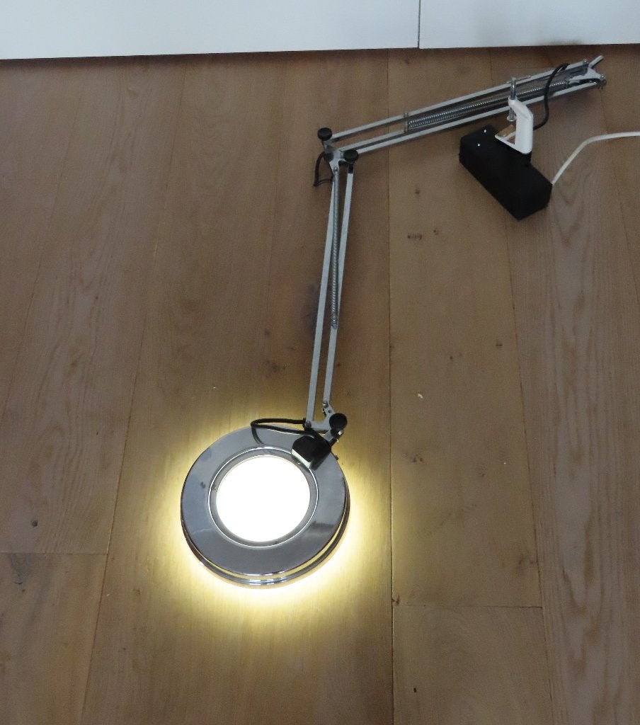 Loeplamp + tafelklem / TL verlichting, Ophalen, Gebruikt, Loeplamp