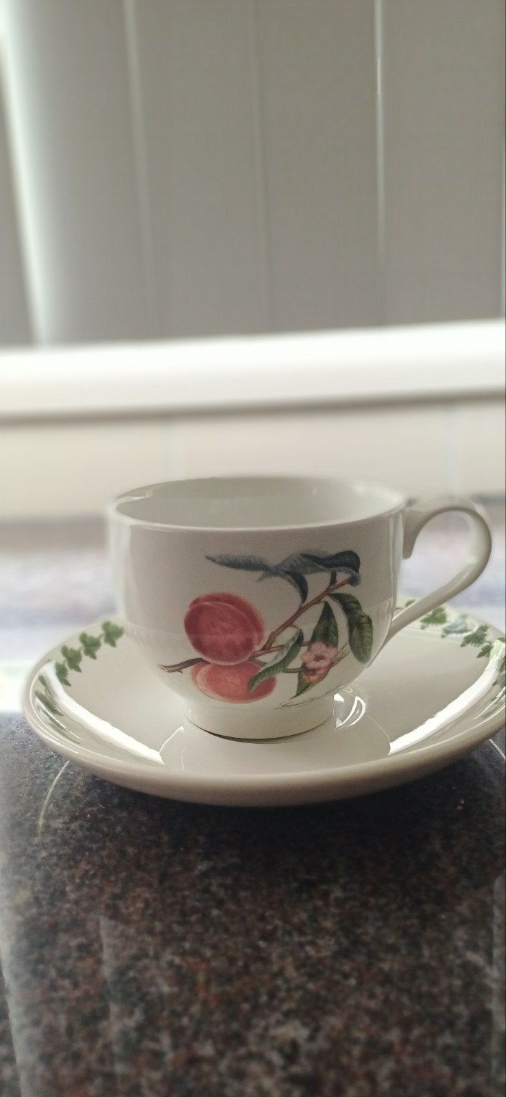 Portmeirion Pomona Theekopjes met Schotels - Perfecte Staat, Ophalen of Verzenden, Zo goed als nieuw