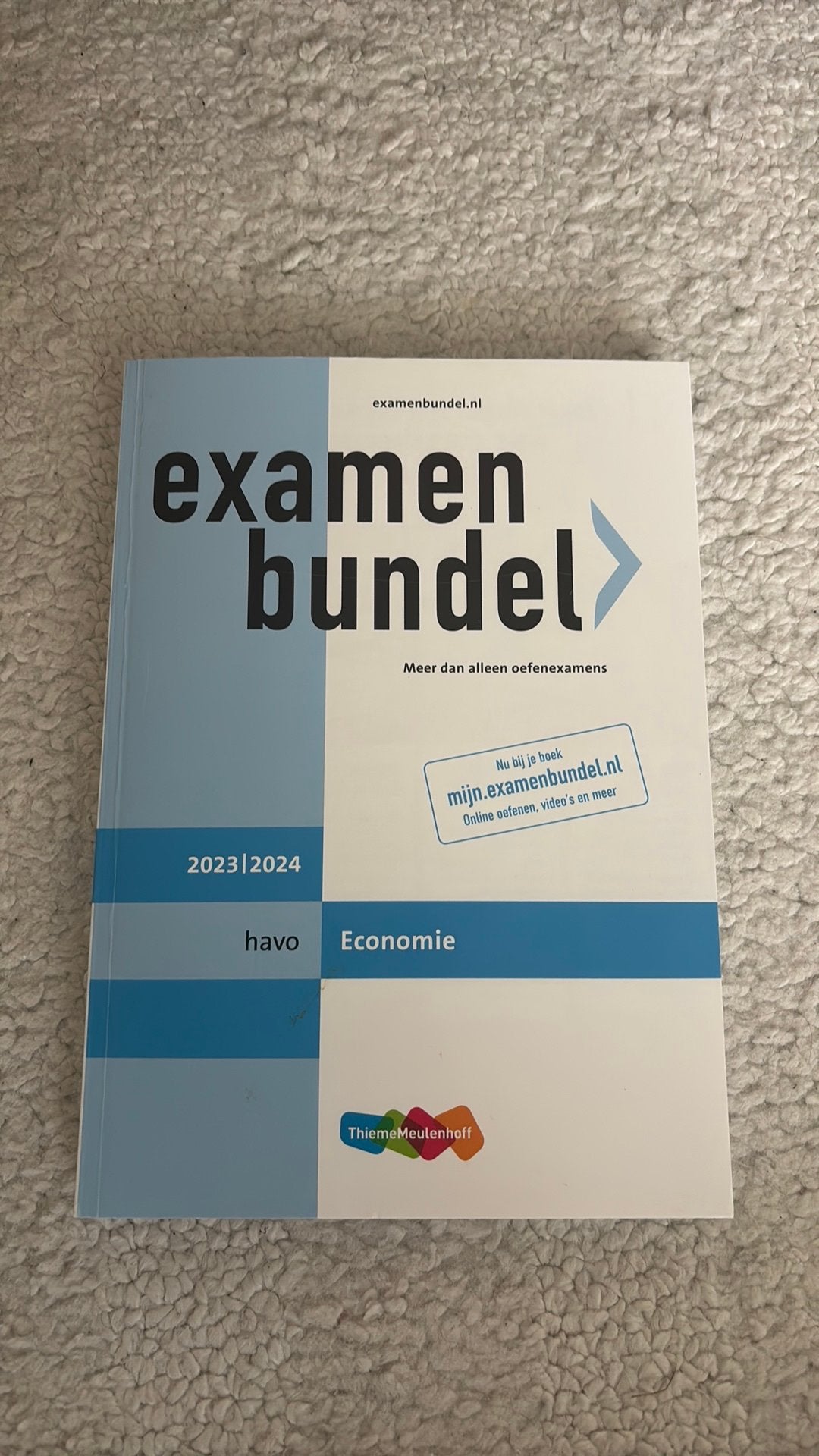 Examenbundel, economie, havo, Boeken, Schoolboeken, Ophalen of Verzenden, Zo goed als nieuw, HAVO, Economie