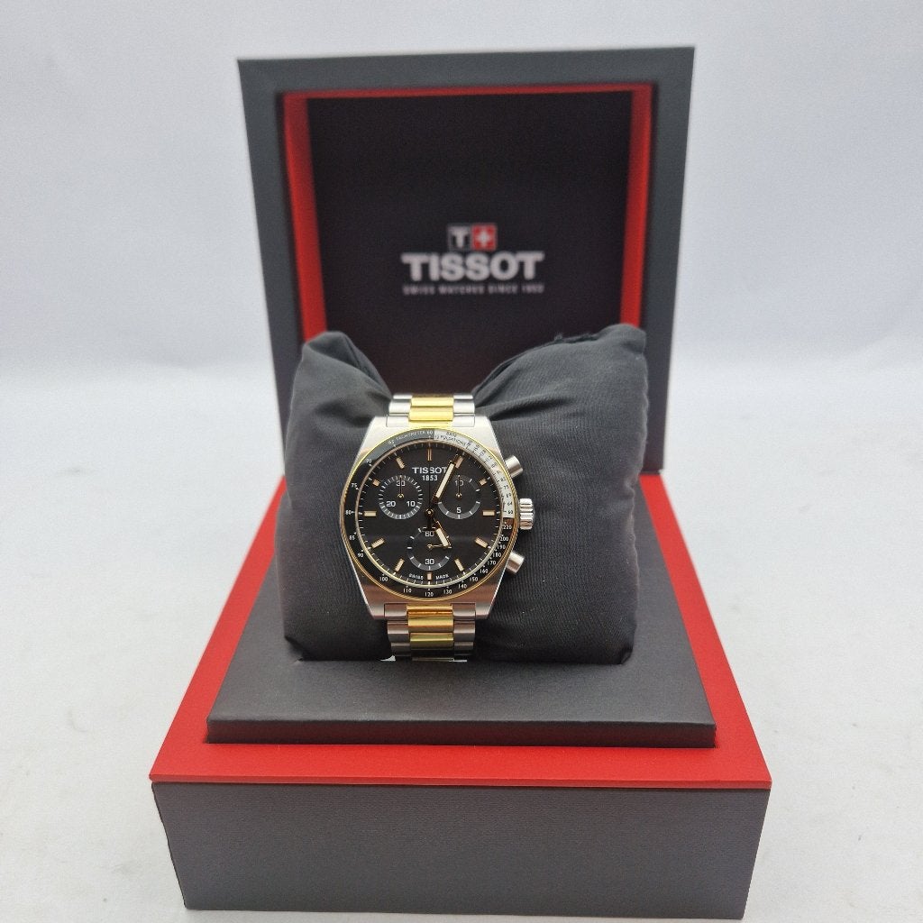 Tissot PR516 Chrono Horloge - T1494172205100 | Nu € 399,99, Ophalen of Verzenden, Zo goed als nieuw, Rugzak