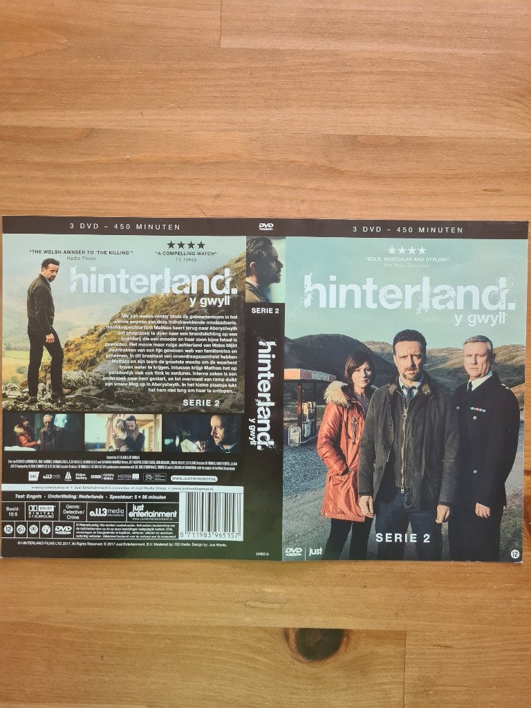 Hinterland - Serie 2 - DVD Boxset, Cd's en Dvd's, Vanaf 12 jaar, Ophalen of Verzenden, Zo goed als nieuw, Detective en Krimi