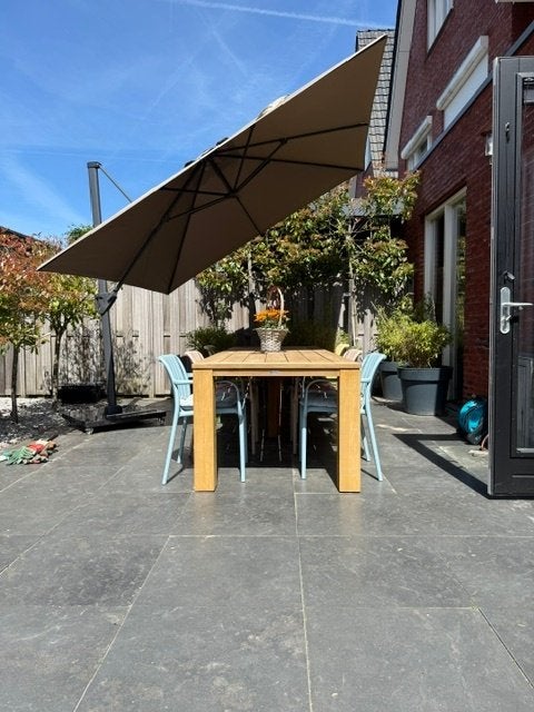 Ruim 32 m2 zwarte keramische tegels 60x60, Ophalen, Gebruikt, Keramiek, 10 m² of meer