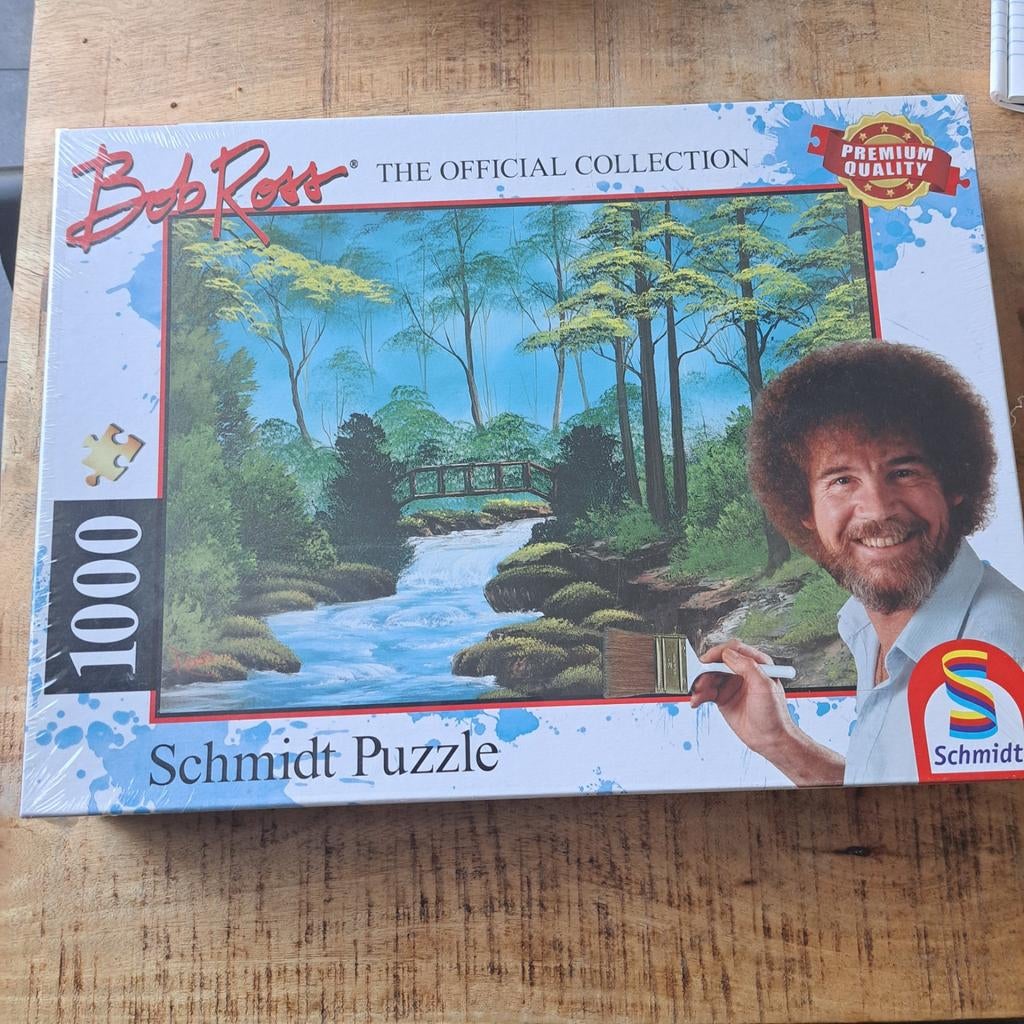 Bob Ross Legpuzzel - The Official Collection - 1000 stukjes, Ophalen of Verzenden, 500 t/m 1500 stukjes, Nieuw, Legpuzzel