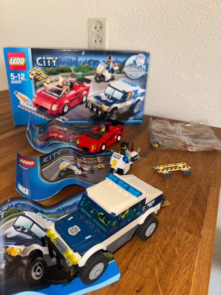 LEGO City Undercover 60007 Politie Achtervolging. Compleet, Ophalen, City, Lego, Zo goed als nieuw