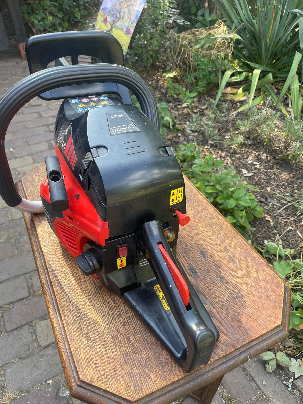 HVC Kettingzaag benzine, Ophalen, Gebruikt