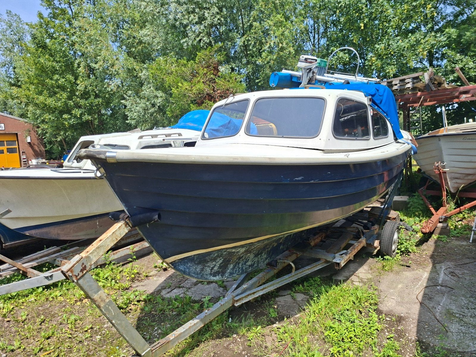 Saga 20  vintage uitvoering, Watersport en Boten, Sloepen, Gebruikt, Overige typen, Antifouling, Elektrische start, Kussenset