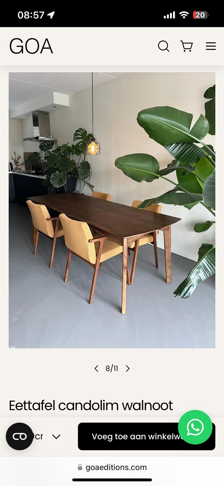 Grote eettafel, 250 x 100cm , nieuw! Walnoot, Ophalen, 100 tot 150 cm, Vijf personen of meer, Rechthoekig