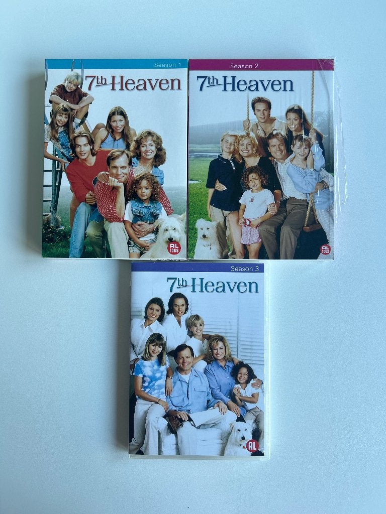 7th Heaven DVD complete seizoenen 1, 2 en 3 - Nostalgie!, Drama, Ophalen of Verzenden, Zo goed als nieuw, Alle leeftijden