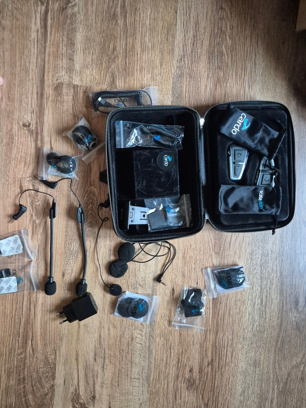Cardo Scala Rider Q3 Duo Complete Set, Ophalen of Verzenden, Tweedehands, XL, Overige merken