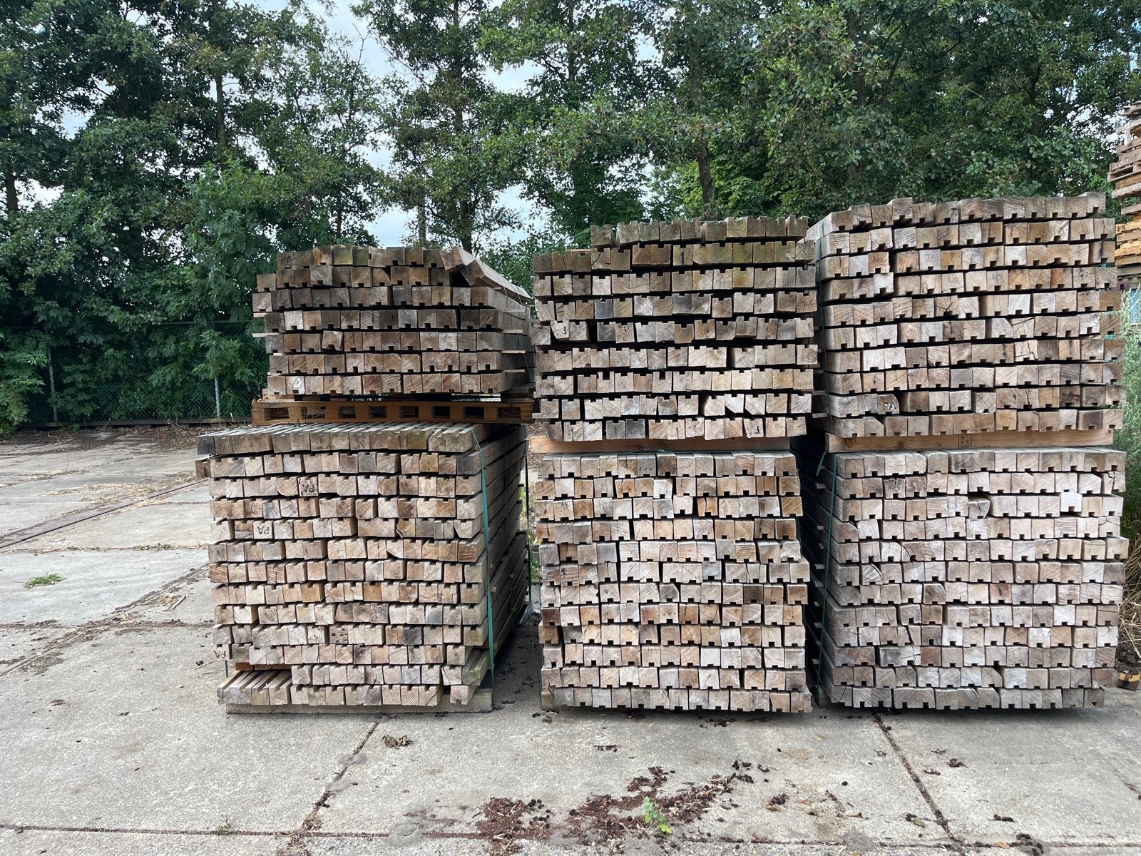 Gebruikte houten balken en planken, Doe-het-zelf en Verbouw, Hout en Planken, Gebruikt, Balk, Overige houtsoorten, Minder dan 200 cm