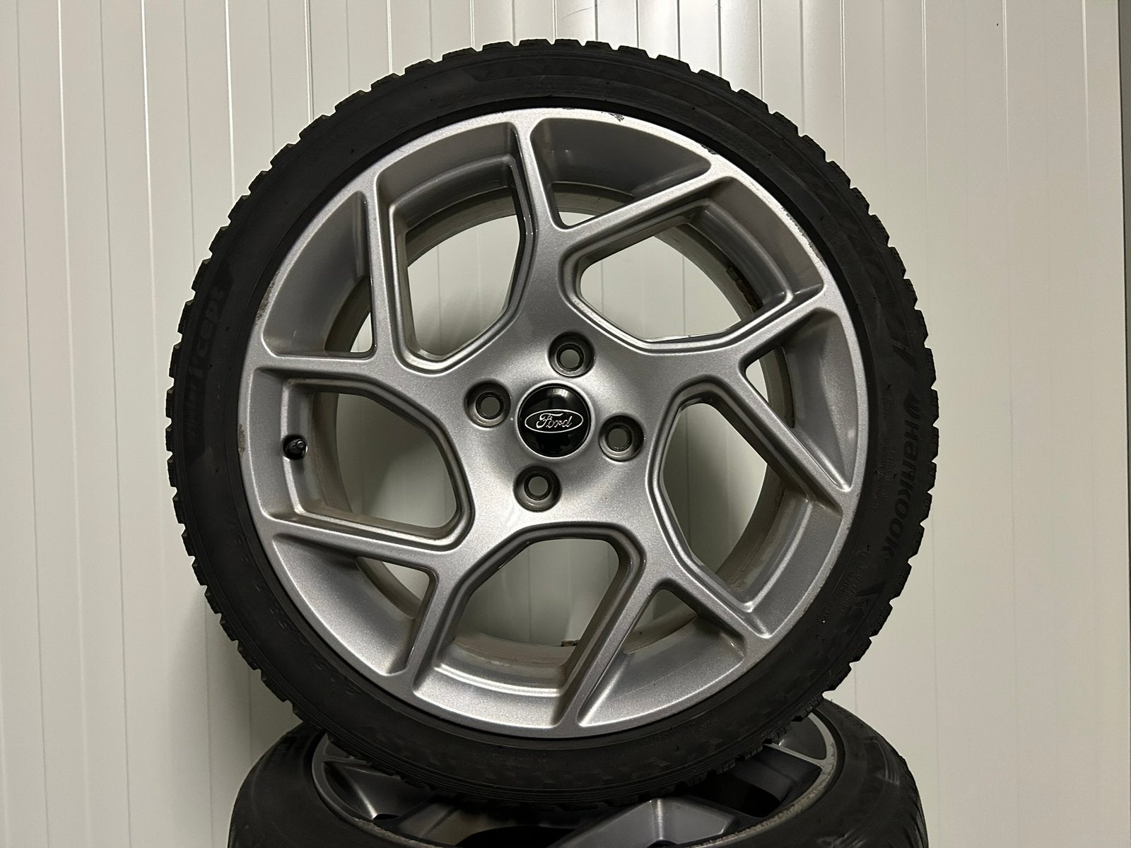 Ford Fiesta MK8 ST St-line 17 inch 4x108 winter TPMS 2023, Ophalen, Gebruikt, Ford, Banden en Velgen