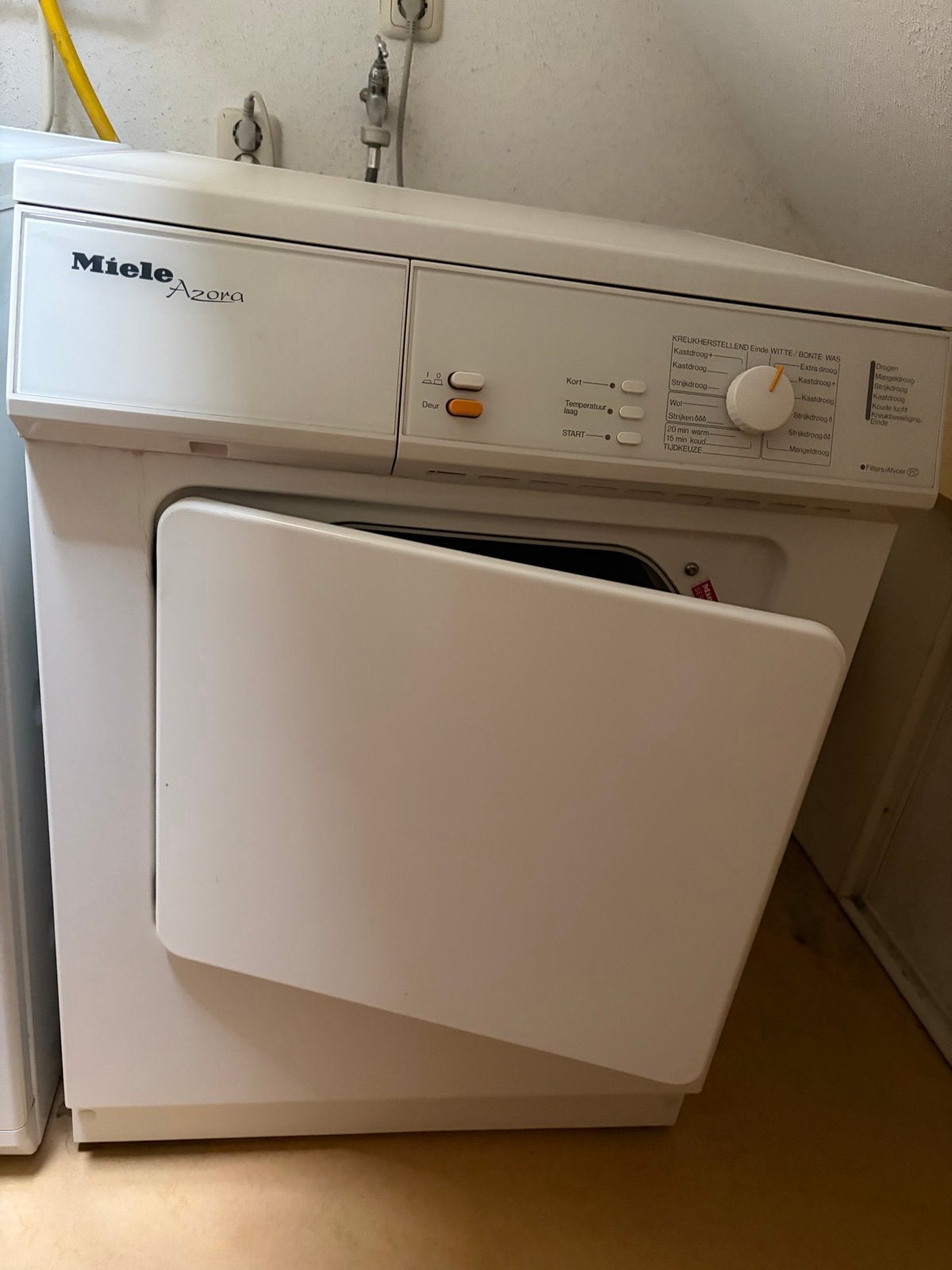 Miele Azora Wasdroger - Condensdroger, Ophalen, 6 tot 8 kg, Gebruikt, Voorlader