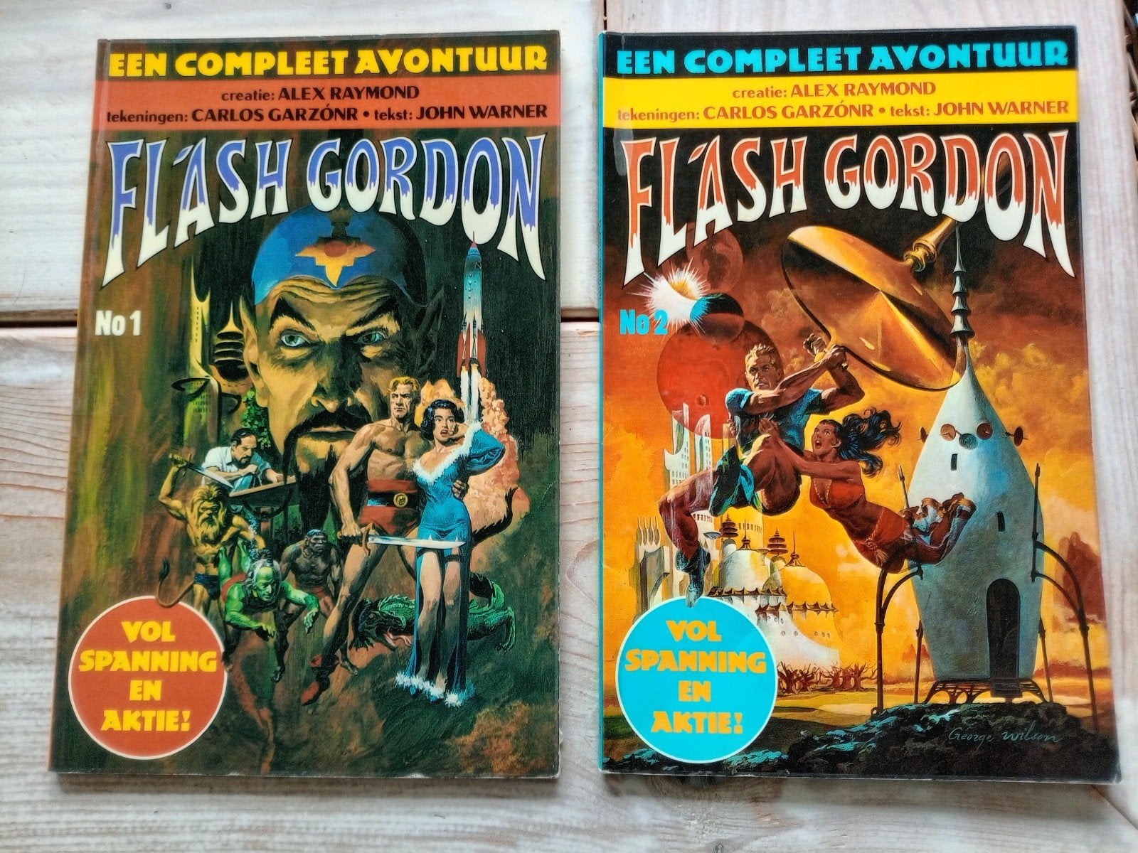 Flash Gordon nr 1&2, Eén comic, Verzenden, Zo goed als nieuw, Amerika