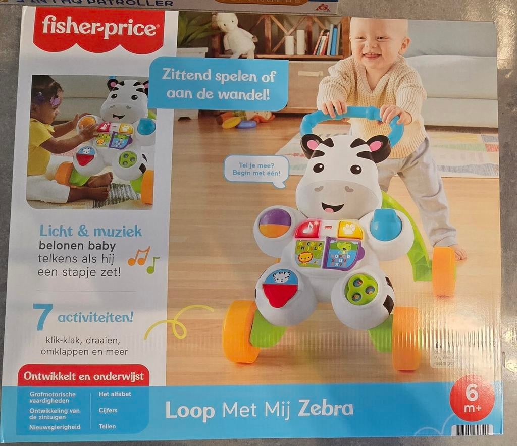 Fisher price Loop met mij zebra, Ophalen of Verzenden, Nieuw, Speelset