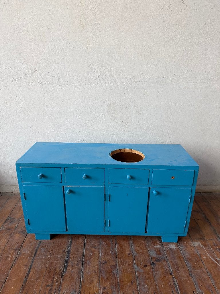 Vintage houten speel keukentje, Ophalen, Gebruikt, Hout, Speelkeuken