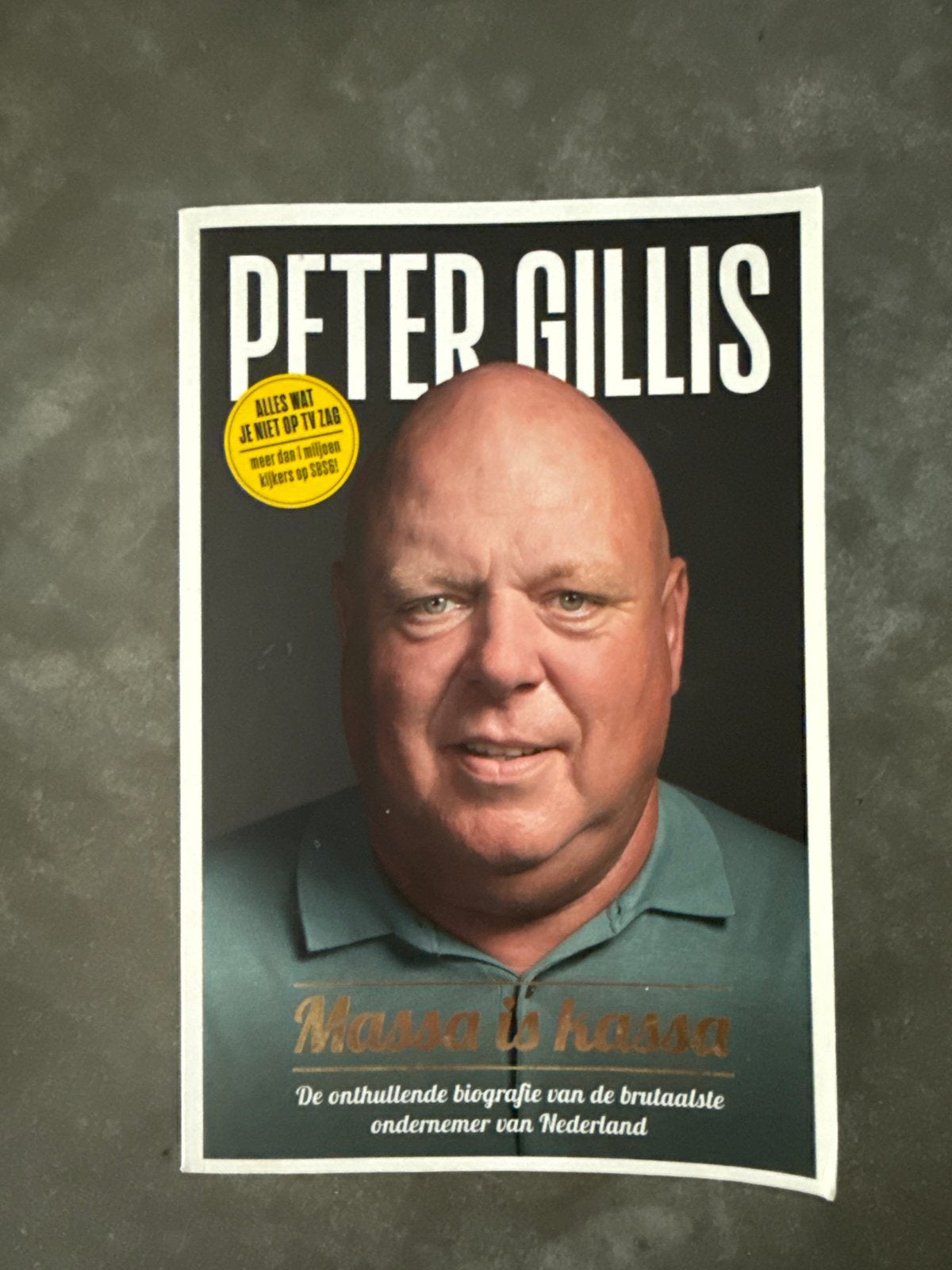 Peter Gillis: Massa is Kassa - De onthullende biografie, Ophalen of Verzenden, Zo goed als nieuw, Overige