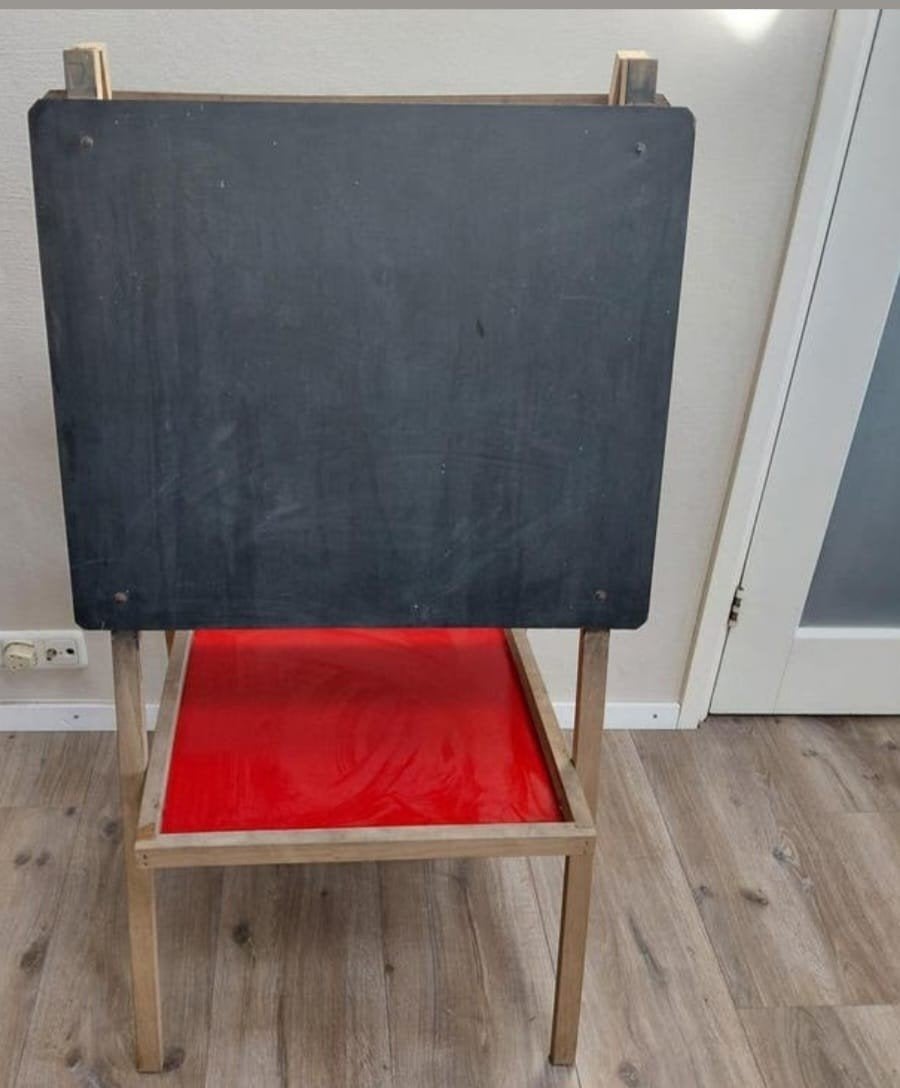 Schoolbord/krijtbord, Ophalen, Krijtbord