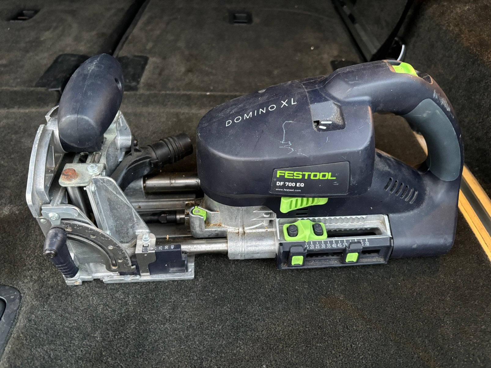 Festool DF700EQ domino XL, Ophalen of Verzenden, Zo goed als nieuw, Elektrisch, Bovenfrees