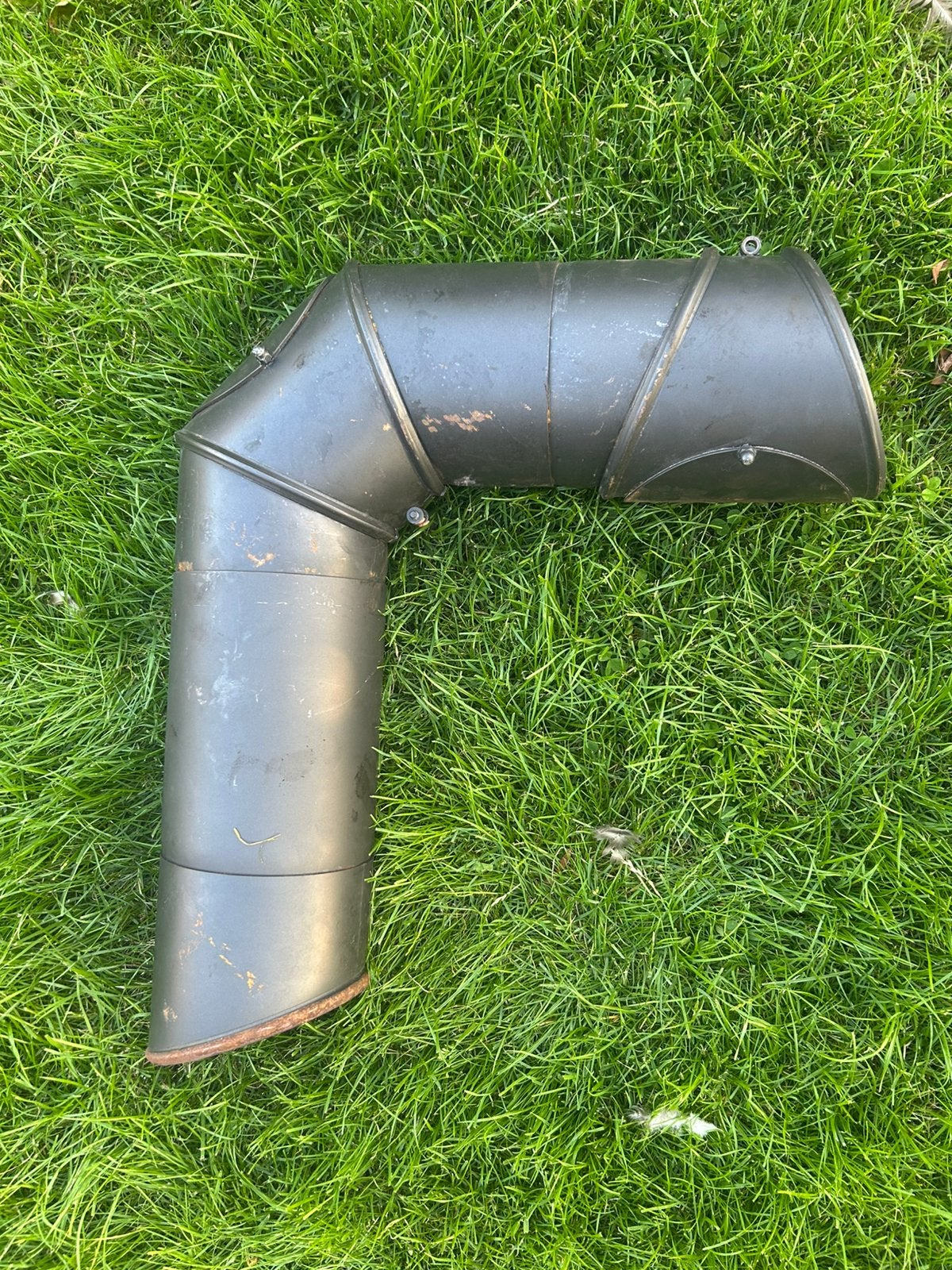 Haakse kachelpijp 150mm, Ophalen, Overige materialen, Bochten, Gebruikt