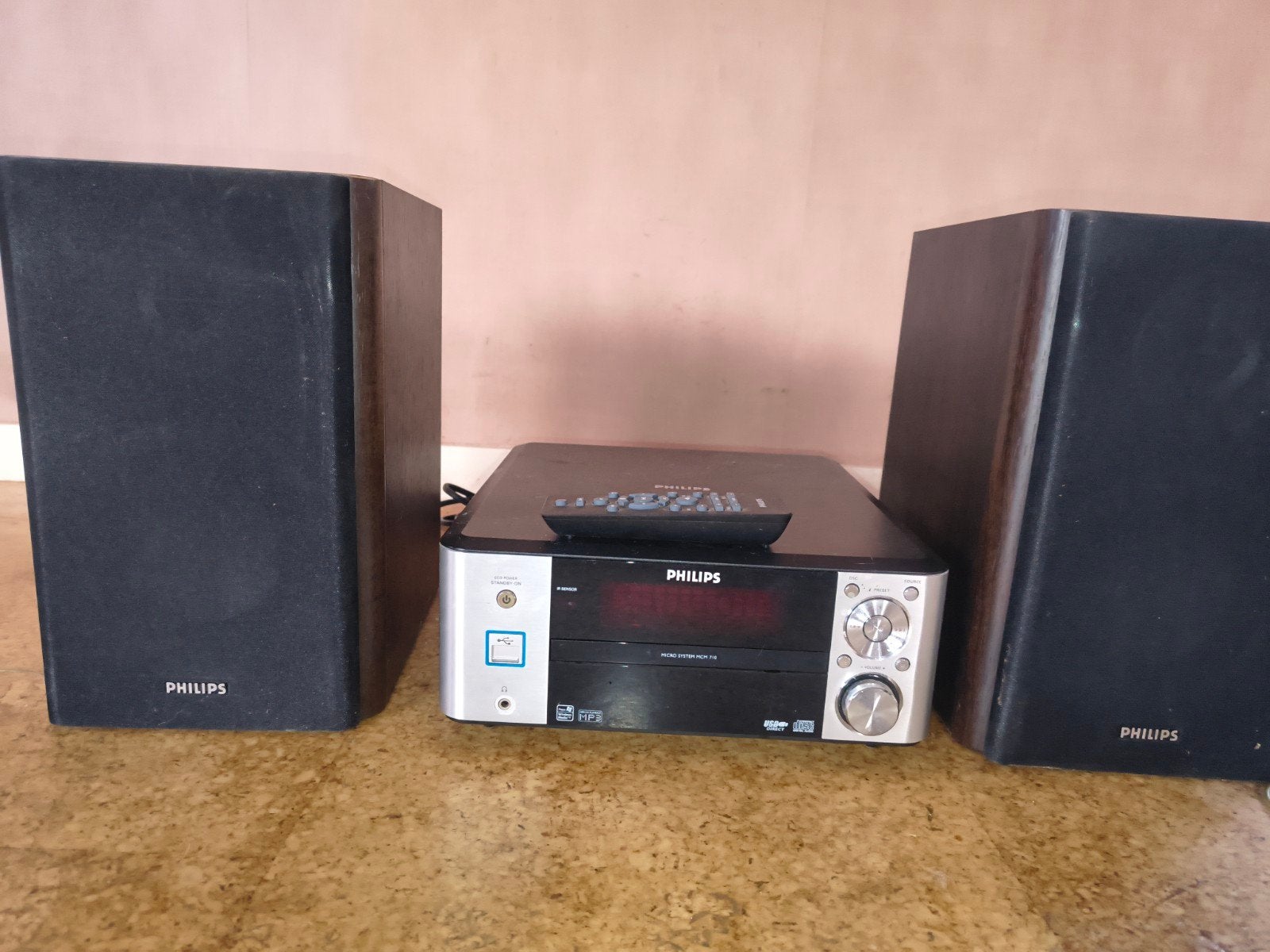 Philips Micros system mcm 710, Ophalen, Philips, Cd-speler, Zo goed als nieuw